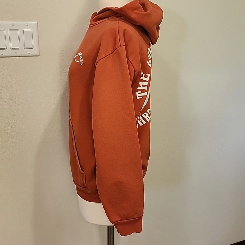 Talentless Hoodie Mother Earth Canyon Unisex Burnt Orange Rare Color size Small